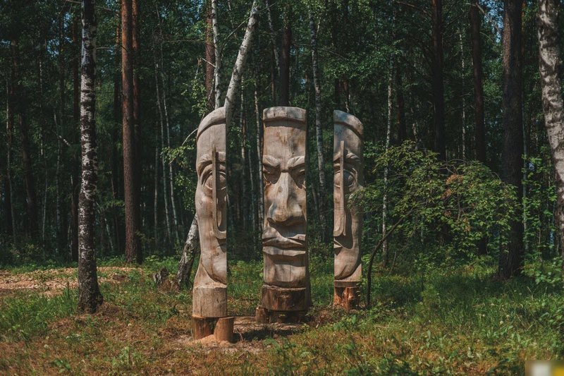 Деревянное «Лукоморье» на Байкале