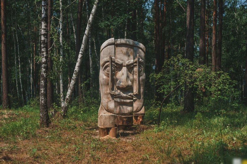 Деревянное «Лукоморье» на Байкале