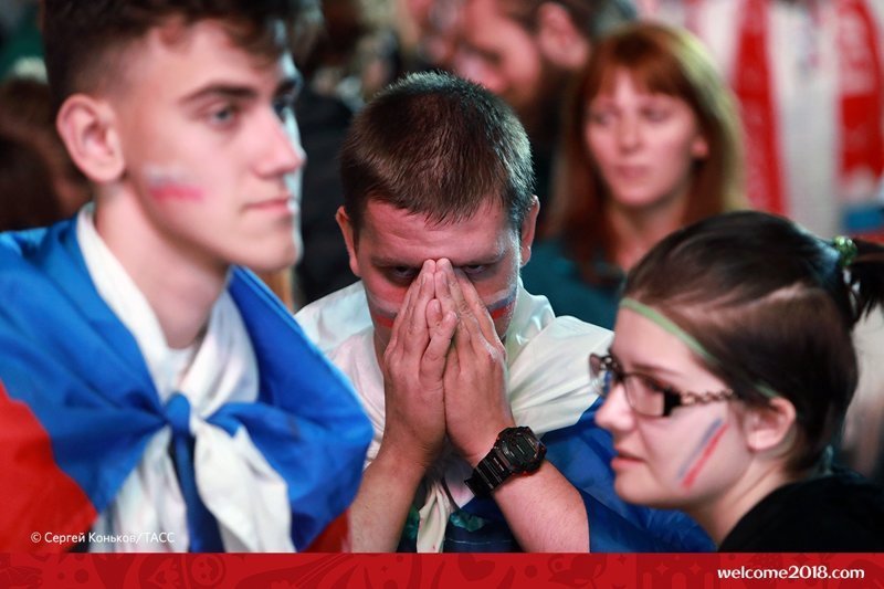 Радость, боль, неоправданные ожидания: эмоции матча Россия - Хорватия