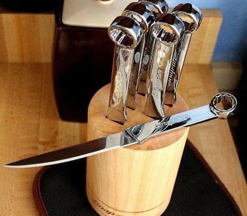 Ножи из накидных ключей