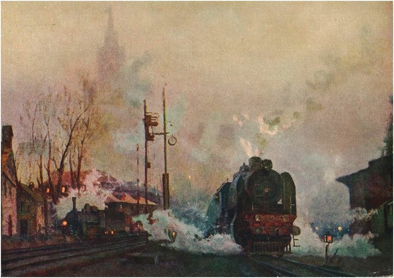 Железнодорожная ностальгия: поезда и рельсы, какими их увидели живописцы прошлого