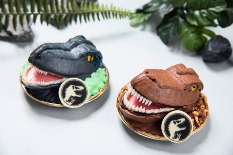 Очаровательные пирожные в виде динозавров
