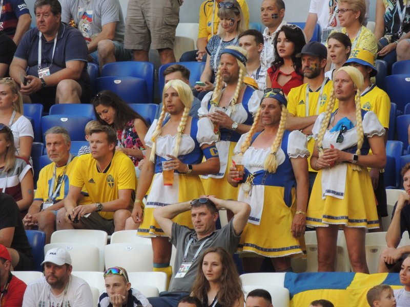 Многие шведы подготовились кардинально к игре