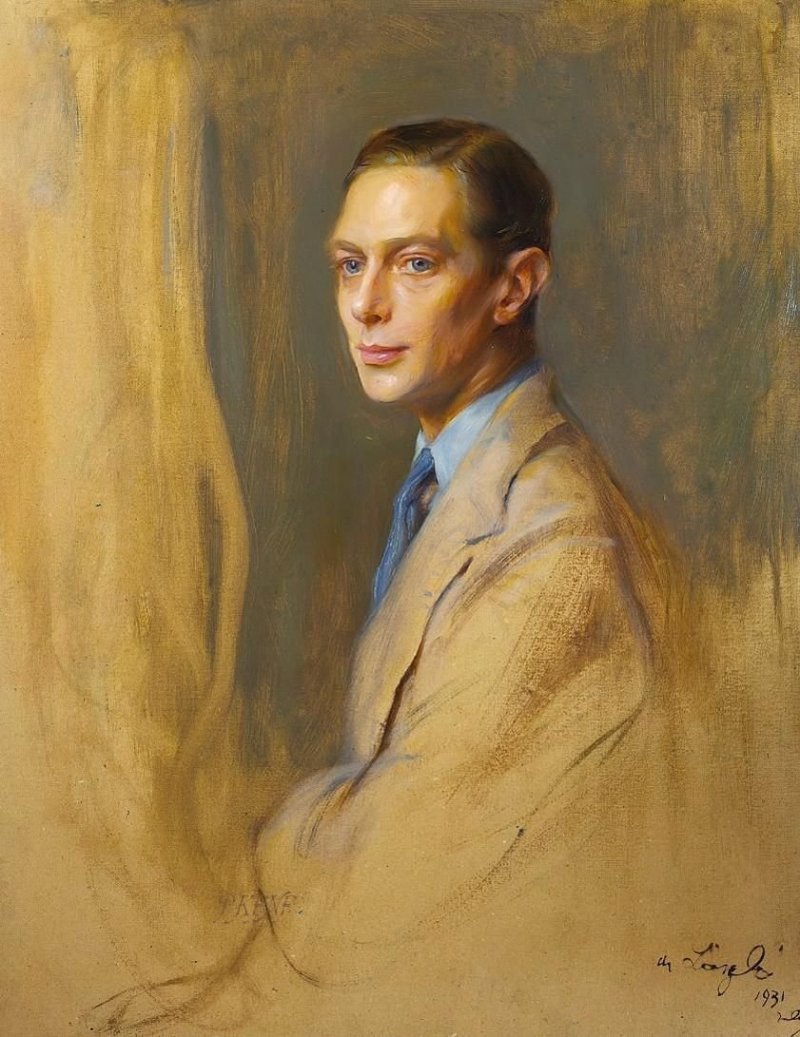 Георг VI, тогда Герцог Йоркский, 1931 год. Филип де Ласло.