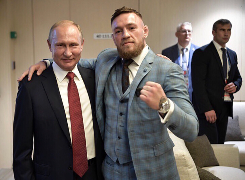 Макгрегор выложил совместное фото с Путиным