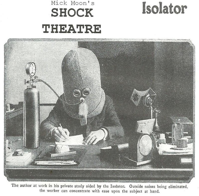 25. Шлем-изолятор с дыхательным аппаратом для лечения синдрома дефицита внимания и гиперактивности, 1925 год  