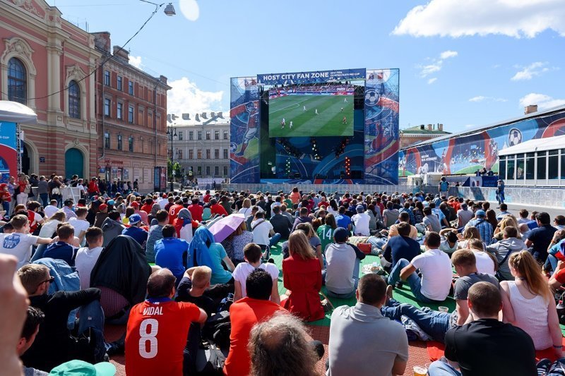 Фан-зону ФИФА в Петербурге посетили более 1,3 миллиона человек