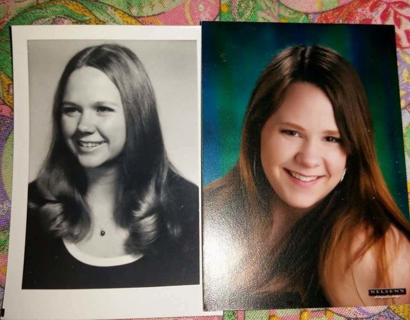«На левой фотографии моей маме 20, а на правой мне 18»
