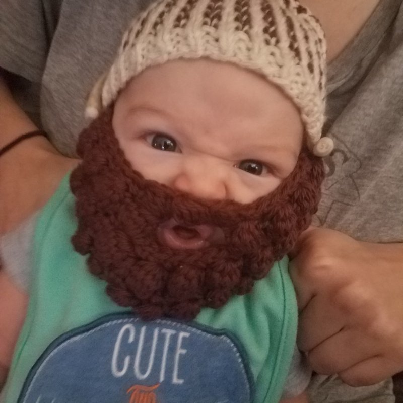 Бородатый малыш