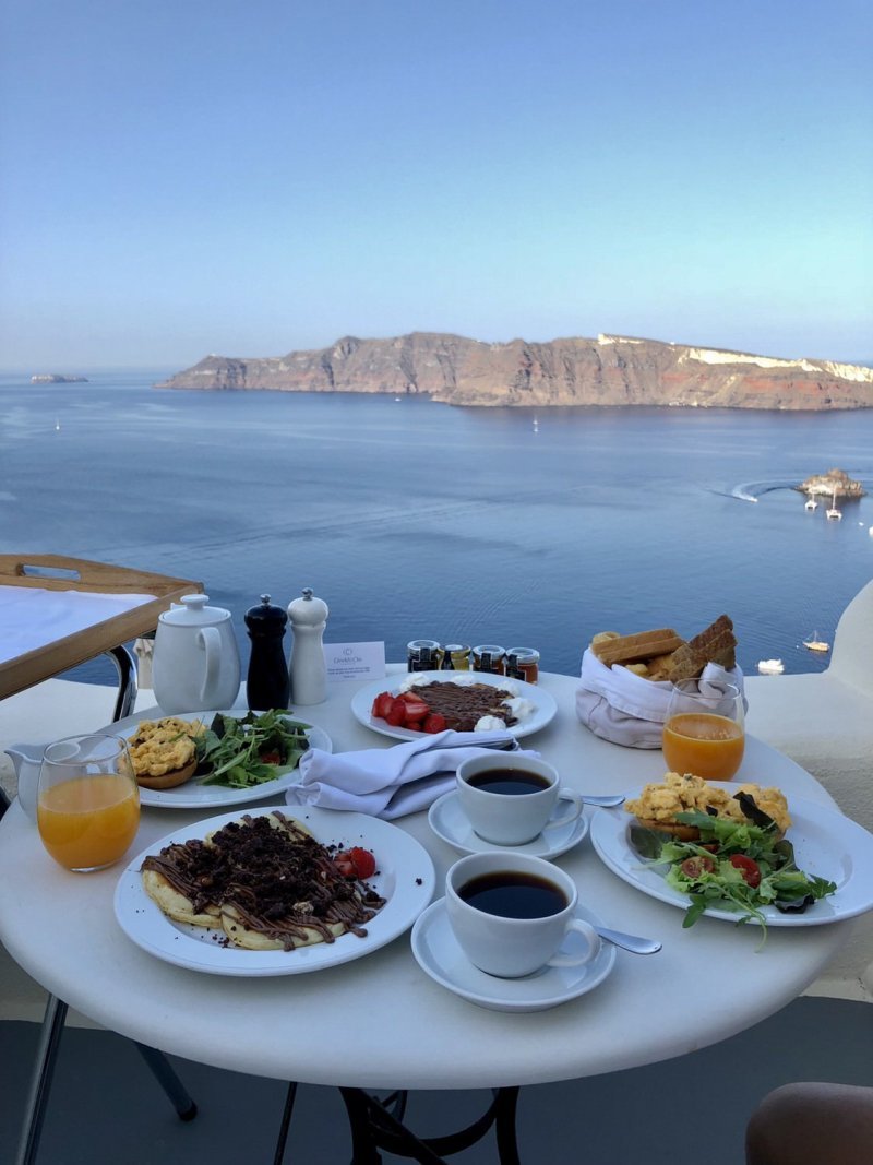 Завтрак с живописным видом