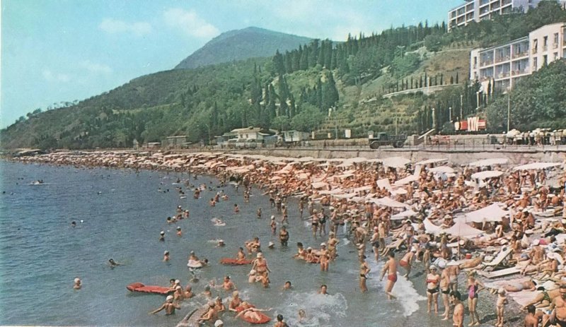 Пляжный отдых в СССР 70-80е годы