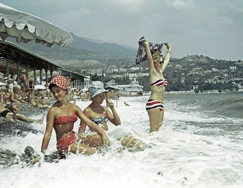 Пляжный отдых в СССР 70-80е годы