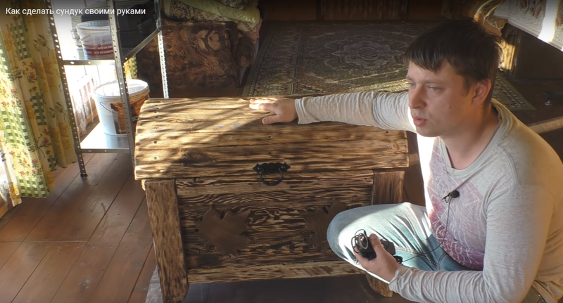 Как сделать деревянный сундук своими руками
