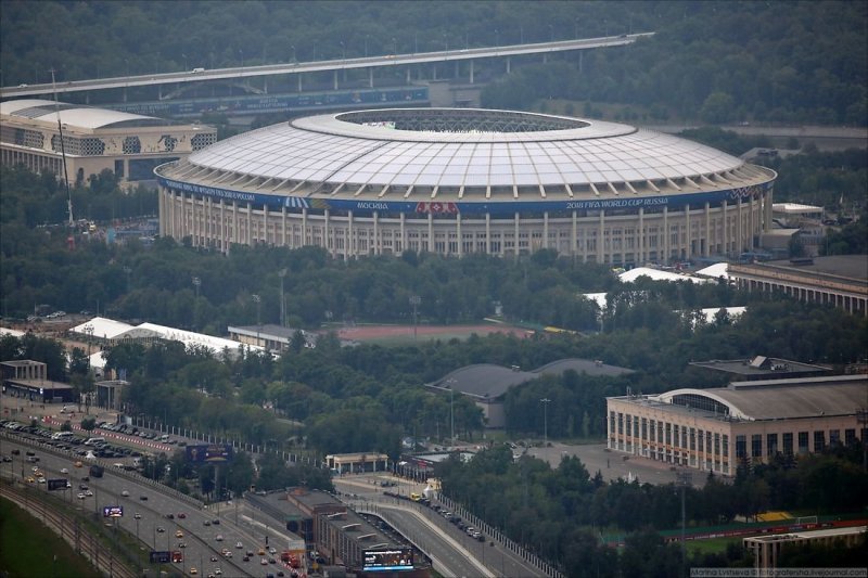 На большой спортивной арене «Лужники» заканчивается последний матч ЧМ-2018.
