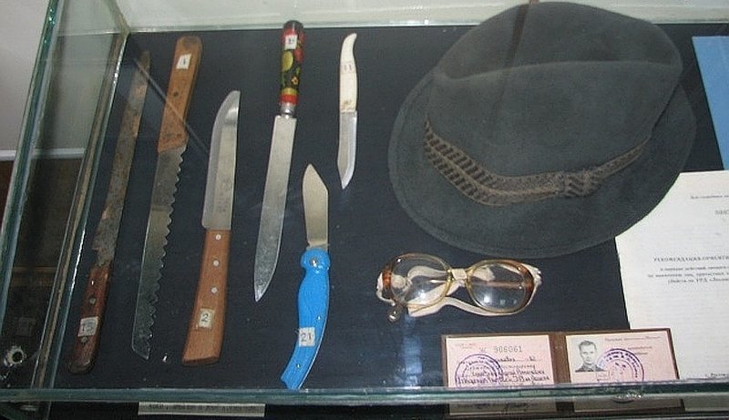 Вещи маньяка из музея донской полиции