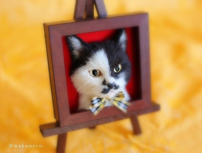 Художник из Японии делает из шерсти гиперреалистичные кошачьи портреты