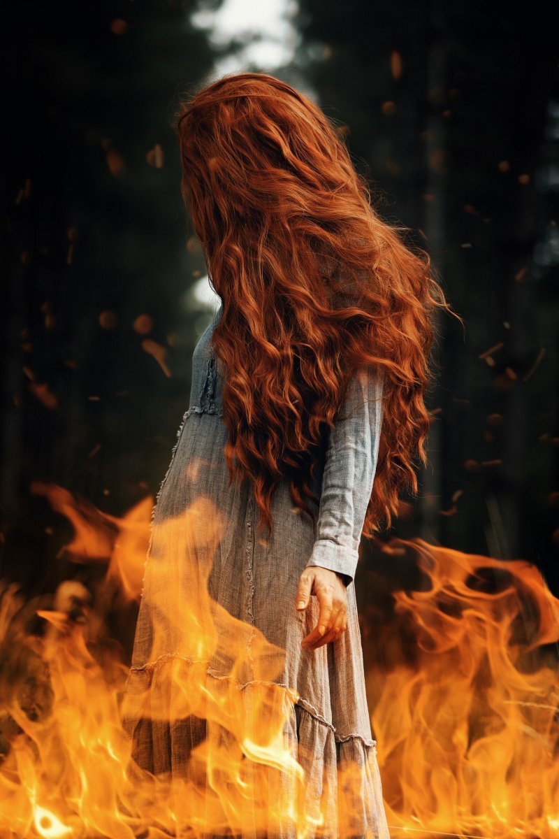 Огненная девушка