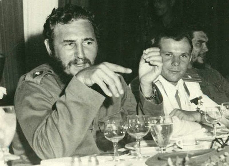 13. Ю.А. Гагарин на Кубе. Июль 1961 года.