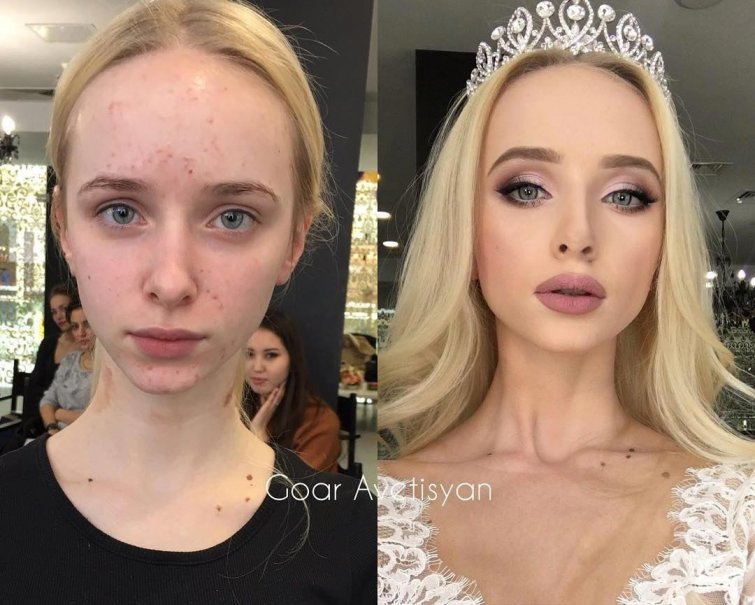 Визаж и макияж до и после thumbnail