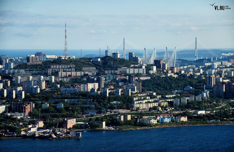 Владивосток с высоты птичьего полета