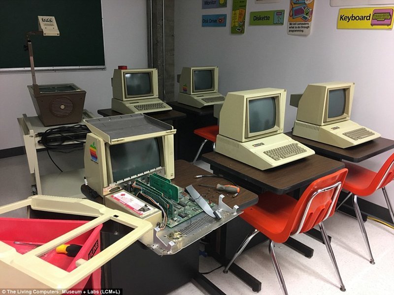 Воссоздание компьютерного класса 1980-х годов с компьютерами Apple IIe