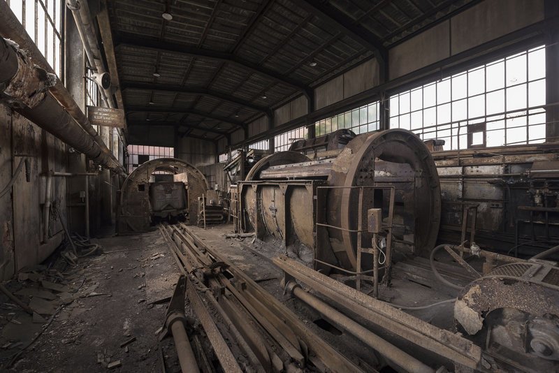 Фотообои Заброшенный металлургический завод