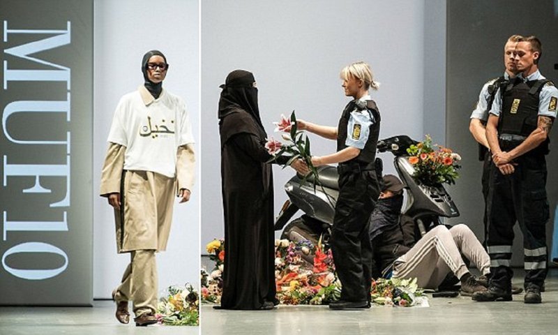 Датские модели вышли на подиум в хиджабах в поддержку мусульманок