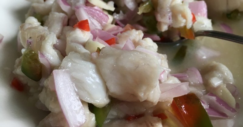 Пикантное перуанское севиче - блюдо из сырой рыбы