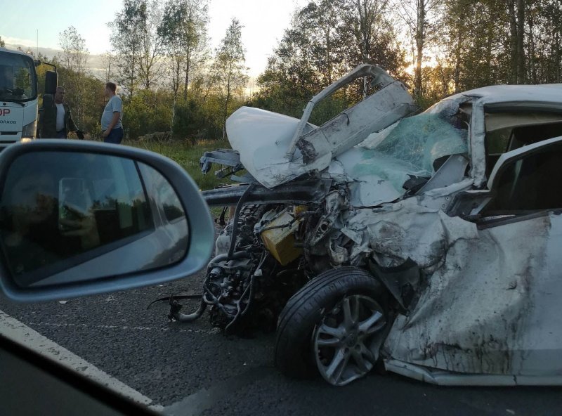 Авария дня. Водитель просто уснул с полным салоном пассажиров