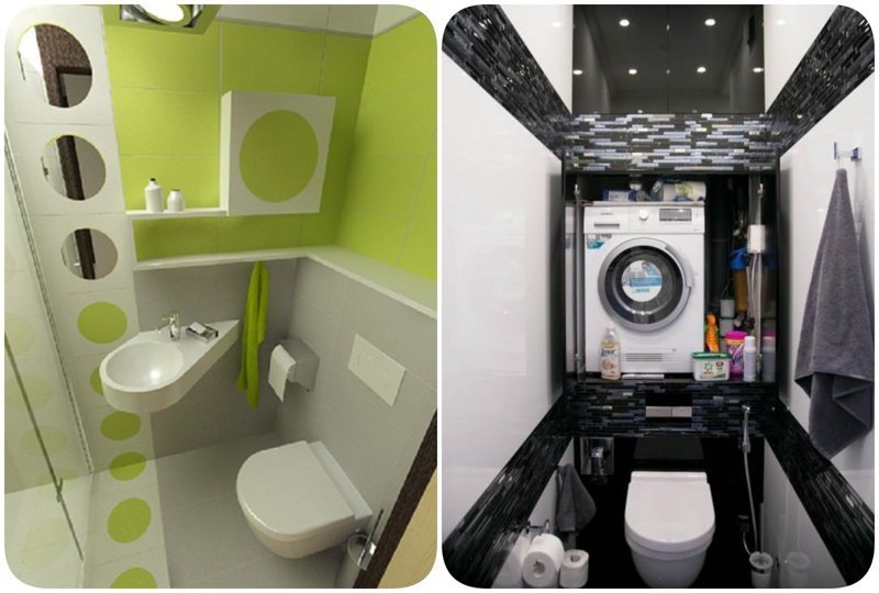 15 интересных решений для 2 м², которые помогут грамотно обустроить крошечный туалет