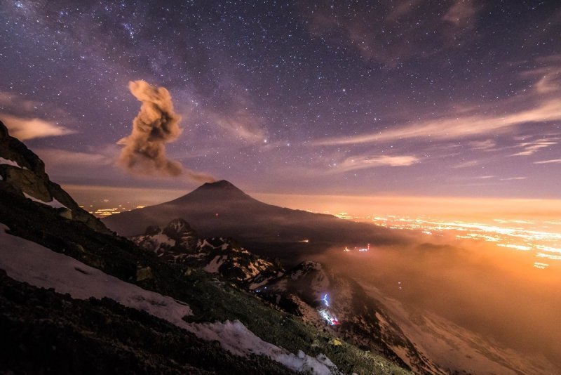 Вулкан Истаксиуатль, Мексика