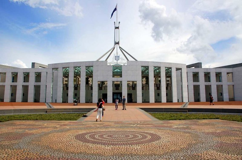 3. Место заседания Парламента Австралии в Канберре