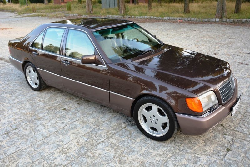 Mercedes W140 500SE 1992 «Nutria» с велюровым салоном