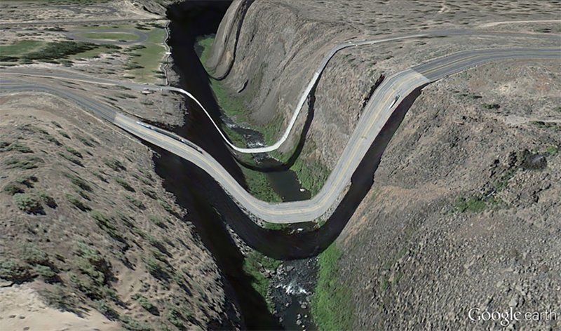 "Открытки от Google Earth": причудливая красота искаженных изображений земной поверхности