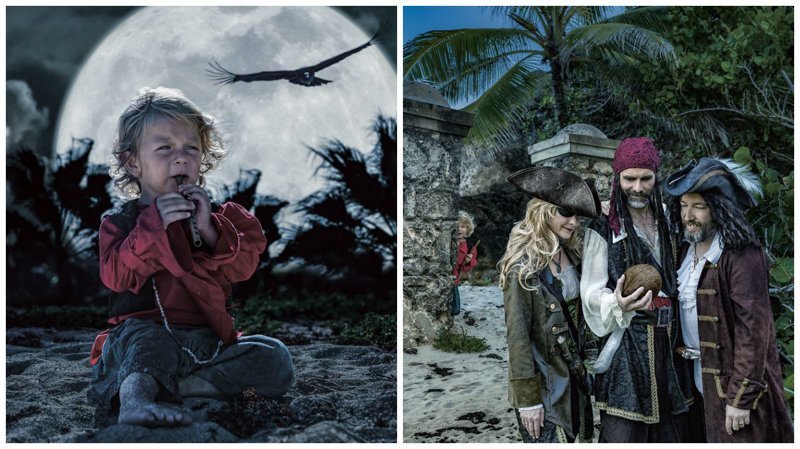 Приключения начинаются: детская фотокнига про пиратов Карибского моря