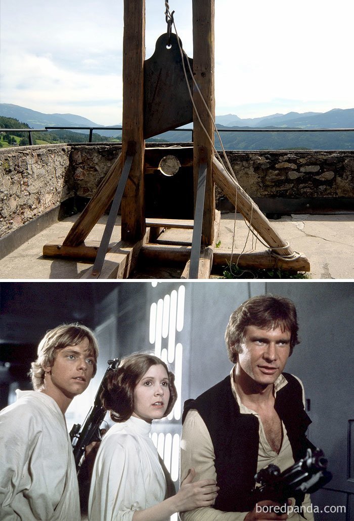 7. Фильм "Звездные войны" вышел в том же году, в котором во Франции была произведена последняя казнь на гильотине (1977 г.)