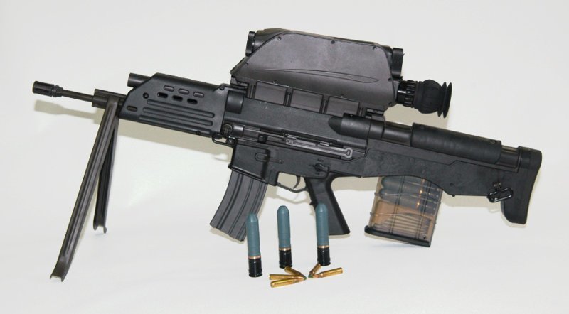 ADD / Daewoo K11: комбинированная штурмовая винтовка - гранатомет (Южная Корея)