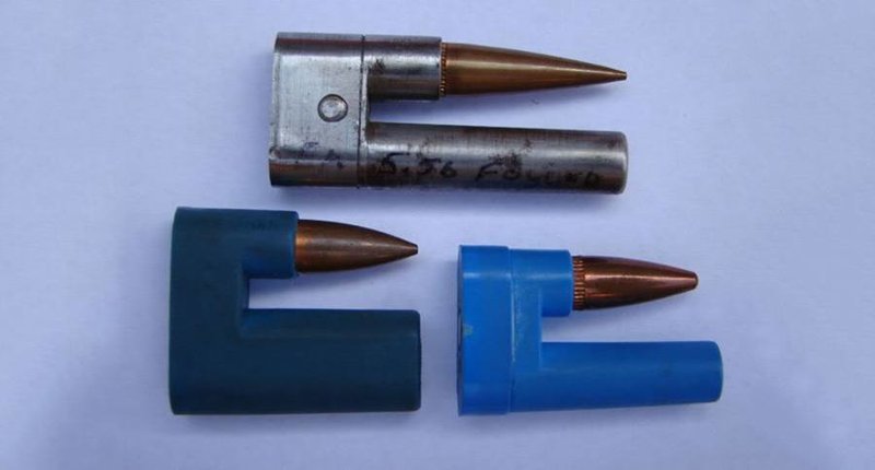 4. The Frankford Arsenal 1976 5.56 Folded Cartridge с пластиковым корпусом использовались преимущественно для винтовок M16A1