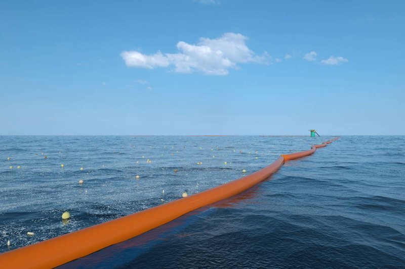 Самая большая установка для очистки Мирового океана готова к работе