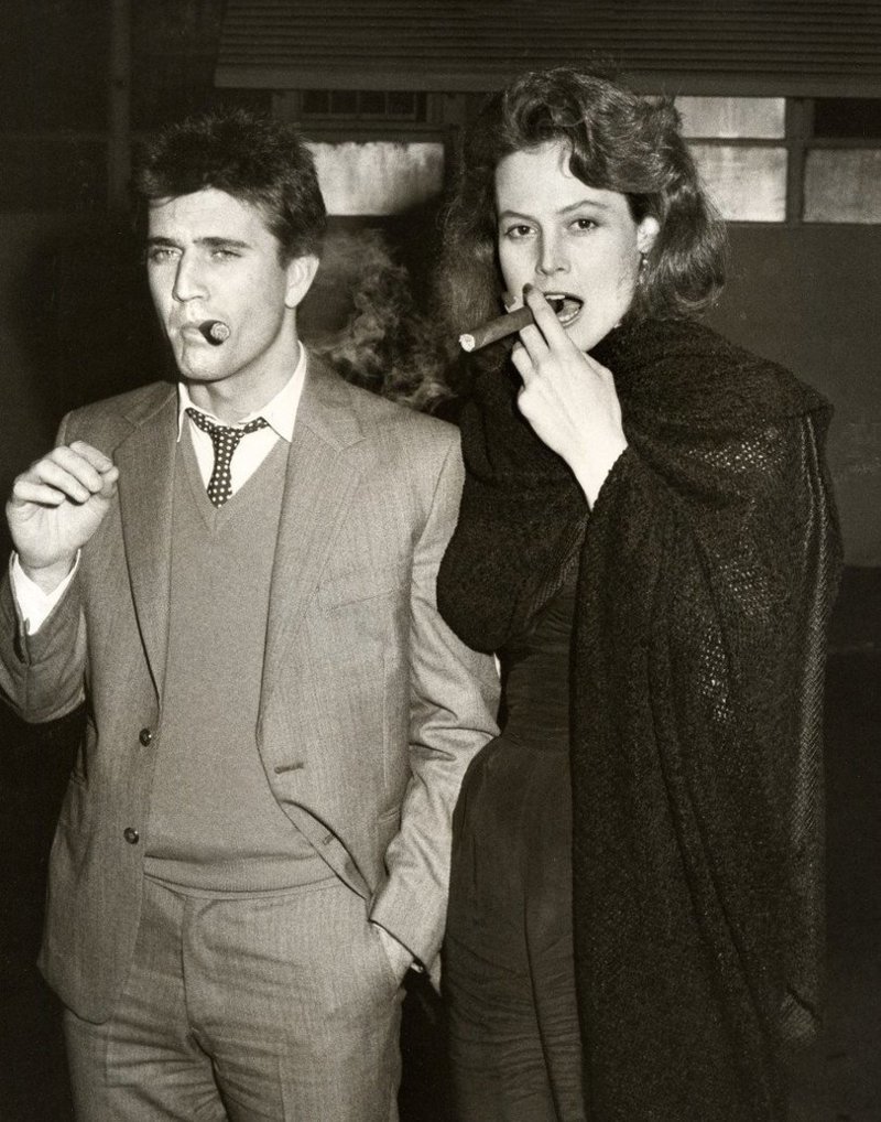 Мел Гибсон и Сигурни Уивер, 1983 год