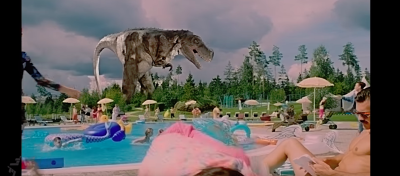 Тираннозавры, фекалии и смерть исполнителей: Киркоров с Басковым сняли клип, и это настоящий трэш