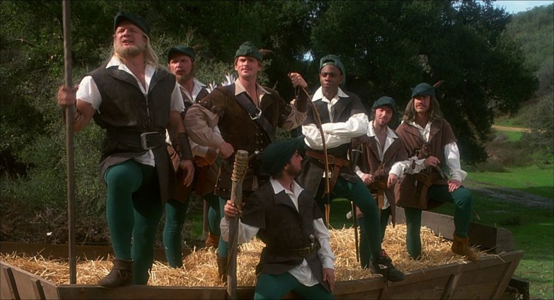"Робин Гуд: Мужчины в трико"  (Robin Hood: Men in Tights) 1993  Франция, США . Режиссер : Мэл Брукс