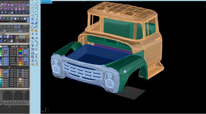 ЗИЛ 006 сил. 3D печать ЗИЛ 130