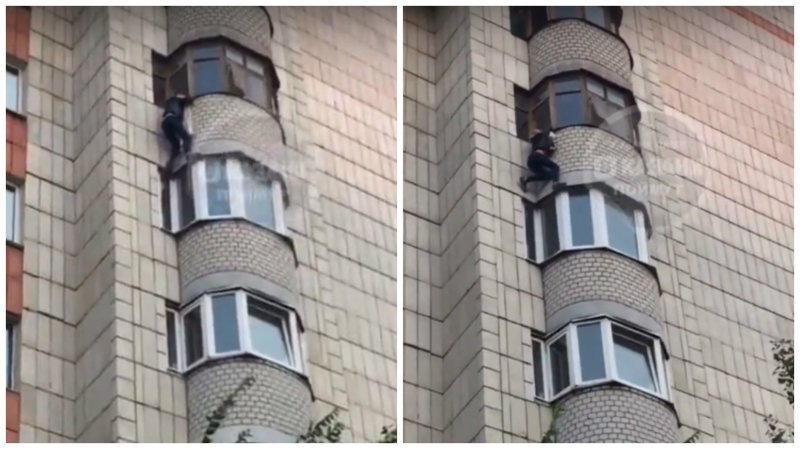 В Казани дочь пыталась спасти мать, которая падала с балкона