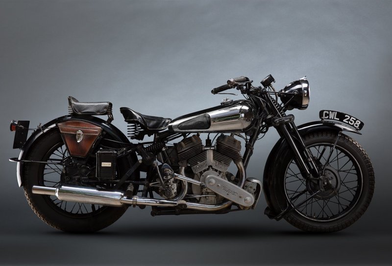 Brough superior ss80-800cc - 1936