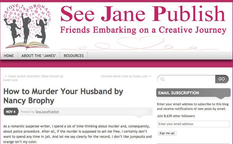 Статья "Как убить своего мужа" появилась на сайте See Jane Publish 4 ноября 2011 года. Сегодня она уже недоступна для чтения