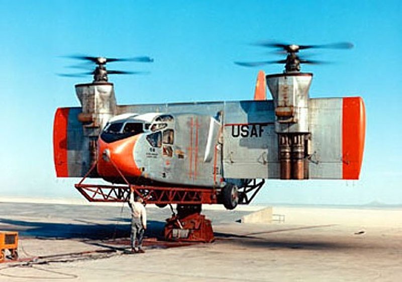 Хиллер X-18  экспериментальный грузовой транспортный самолет, разработанный как первый испытательный стенд для технологии наклона
