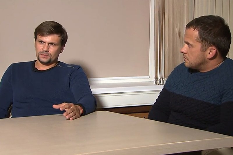 Петров и Боширов развенчивают миф о своей причастности к «делу Скрипалей»