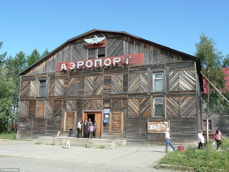 Аэропорт Туруханска, Красноярский край. Туруханск был одним из первых поселений в Сибири