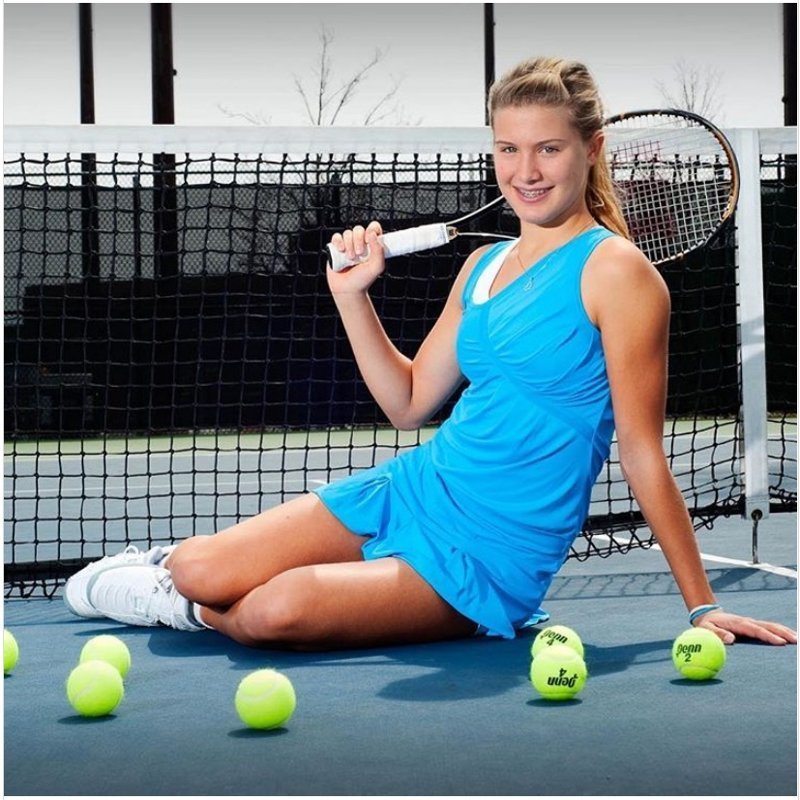 Теннисистка показала, как выглядела в 14 лет. Она стесняется этой фотки